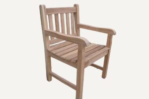 Field & Hawken - Hastings Teak Garden Armchairs - 2 Chairs | Teak Outdoor Carver Armchairs |Quality Certified Indonesian Plantation Teak | Some Minimal Assembly Required