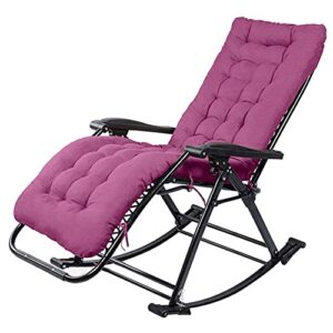GAOZHEN Comfortable Rocking Chair Zero Gravity Lounger In Beach Patio Garden Camping Outdoor Breathable Textilene Fabric With Cushion Support 200kg