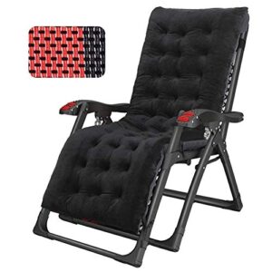 XUMOUDDIAN Folding chair Zero Gravity Lawn Garden Rocking Chair Folding Recliner For Heavy Duty People Suitable for Outdoor Patio Garden Beach Lawn Camping Portable Chair Supports 200kg armch Happy