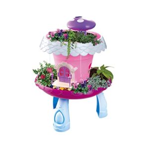 Fairy Garden Kit DIY Assembly Outdoor Garden Toys with All Supplies and Accessories Mini Gardening Tools for Baby Girls 1Set