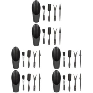 Artibetter 6 Sets Garden Flower Planting Tools Garden Tool Set Hand Trowel Succulent Tools Gardening