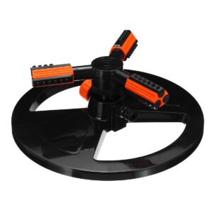 MYAMIA 360° Rotating Irrigation Sprinkler System 3 Nozzle Automatic Watering Equipment For Outdoor Garden Law