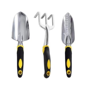 KKYKP Portable Garden Tools Set 3 Pack Trowel