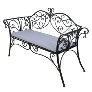 HLC 2 Seater Metal Garden Bench