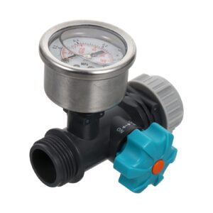 Doitool Water Pressure Regulator Valve Misting Nozzles Sprinkler Watering Plant Mister Flower Watering System Automatic Irrigation Equipment for Patio Lawn Garden Grey