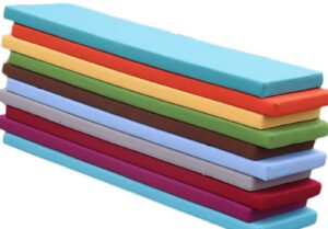 BangDon Indoor Outdoor Bench Cushion Waterproof 110/120/150/180cm Bench Cushion for Garden Furniture 2/3/4 Seater Patio Bench Cushions for Kitchen Dinning Bench Swing Chair (Dark Grey