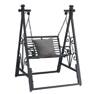 Terrace swing rocking chair garden leisure bench