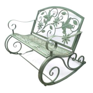 41-inch courtyard rocking chair garden bench