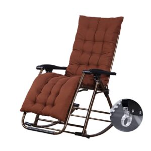 HAOTING Outdoor Recliner Outdoor Foldable Rocking Chair