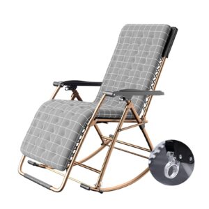 HAOTING Outdoor Recliner Outdoor Foldable Rocking Chair