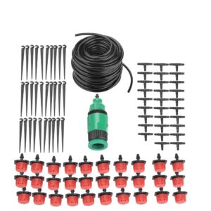 Drip Irrigation Kit Micro Watering System Automatic Irrigation Equipment for Garden Lawn Patio Greenhouse (25m)
