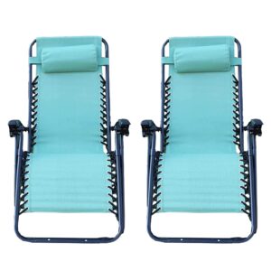 UK-Gardens Outdoor Garden Sun Lounger Relaxer Recliner Folding Lawn Patio Chair - Zero Gravity Chair - Anti Gravity Chair – Brown