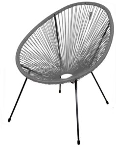 Grey String Chair Cabana Chair Moon Chair Garden Egg Chai