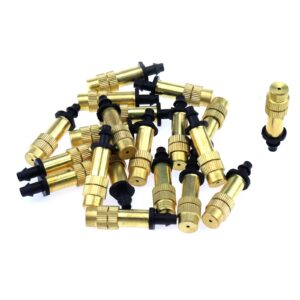 Semetall 20 Pcs Adjustable Irrigation System Spray Nozzle