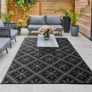 Enipate Outdoor Rugs for Patios Waterproof