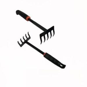 FQDFAYEE Gardening Tool Set Home Gardening Four-piece Potted Loose Soil Hoe Shovel Rake Garden Outdoor Planting for Indoor Plants (Color : B)