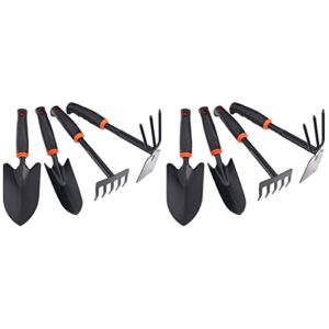 TOYANDONA 2pcs Kids Gardening Tools garden tool set kids gardening tools Plastic Handle Planting Tool Set of 4pcs