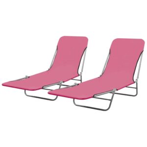 Dioche Set Of 2 Sun Loungers for Garden