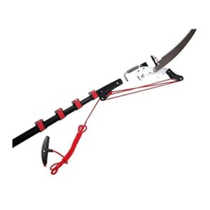 Telescopic Pole Saws Tree Pruners Professional Extendable Pruning Saw Gardening Bypass Landscaping Lopper Tools with Steel Blade Saw (Size : 18 Ft/5.4 M)