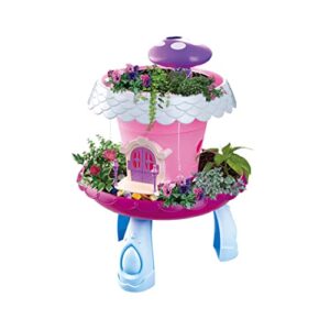 Fairy Garden Kit DIY Assembly Outdoor Garden Toys with All Supplies and Accessories Mini Gardening Tools for Baby Girls 1Set Magic Hu