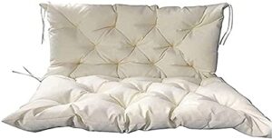 ZHANGYY Outdoor Garden Patio Bench Cushion 2-3 Seater Backrest Cushions