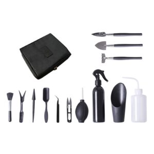 MagiDeal Hand Transplanting Tools 13 Pieces Set for Fairy Garden Miniature Versatile Easy to Wash Professional Simple to Use Accessories
