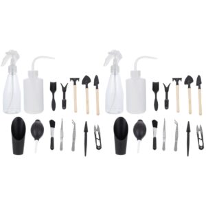 Artibetter ser of 2 Succulent Planting Tools Mini Garden Tools Set Mini Gardening kit Planting Tools Set Kit Mini Garde