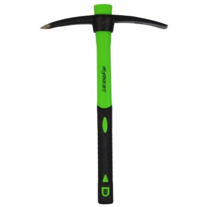 Xforst X-PF400 Pickaxe with Fibreglass Handle and Steel Forged Head Ideal for Gardening