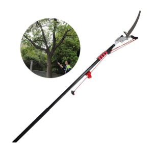 2 in 1 Telescopic Tree Pruners 7.2M/24FT Telescopic Pole Saws Height Extendable Pruning Saw Gardening Tools Landscaping Branches Saw Loppers Cutter Trimme