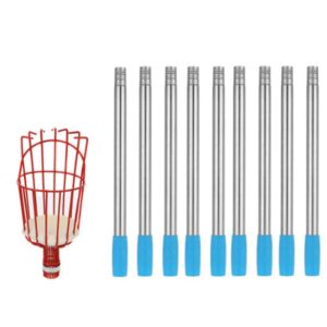 LEISHENT Fruit Picker 160Cm 240Cm 360Cm 400Cm Adjustable Deep Basket Convenient Harvesting Fruit Collector Catcher Apple Peach Picking Garden Tools