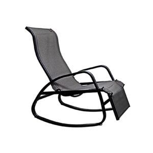 HAOTING Patio Pool Garden Chair Outdoor Folding Rocking Chair