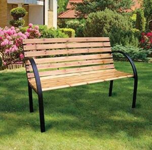 Garden Mile Norwegian Wooden 2-Seater Garden Bench