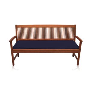 Outdoor/Indoor Water-Resistant Bench Cushion - Comfortable and Custom Size Garden Cushion with Premium Quality and Soft Touch (2 Seater