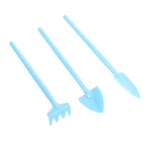 NIKASA Plastic Succulent Shovel Shovel Shovel Tool Planting Tools Garden Three-piece Mini Potted Hoe Plants Set Patio Lawn & Garden Bamboo Flower Po