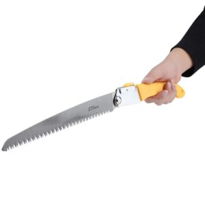 Rockyin Pruning Hand Saw 280mm Folding Hand Saw Wood Cutting Fruit Trees Pruning Trimming Gardening Tools for Pruning