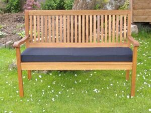 PnH® Black Garden Bench Cushion - (5ft) 60" x 18" x 2.5"