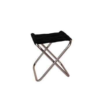 WSS Shoes Portable Chair Camping Fishing Chair Folding Chair Lightweight Folding Picnic Chair Aluminum Garden Furniture Portable Fishing Seat-Gray-L Folding chair (Color : Gray-L)