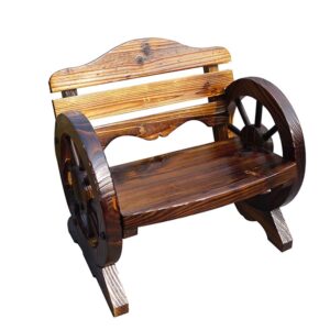 Outdoor furniture Outdoor antique solid wood patio garden bench