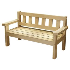 Wooden Garden Bench For 2 Seater