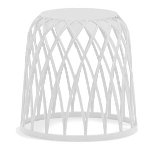 45cm Plastic Round Stool Stackable Indoor Outdoor Chair Furniture Home Garden Patio (2