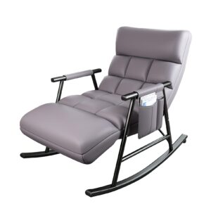 WYCSAD Upholstered Folding Rocking Chair