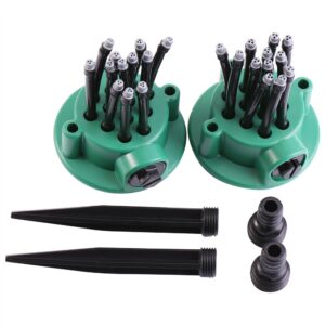2Pcs Garden Patio Plants Vegetable Equipment Watering Sprinkler Multi-use Lawn Irrigation System Sprinkler Head Flower Sprinkle