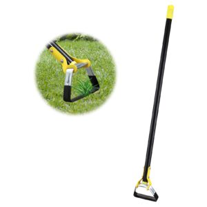 Bird Twig Stirrup Hoe Gardening Tools - Scuffle Loop Garden Hoe for Weeding - 72 Inch Long Handle Weed Rake - Stainless Steel Weeding Tools - Garden Weeder Tool Action Hoe Heavy Duty