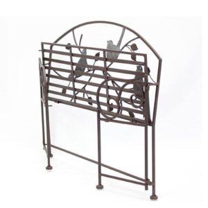 Household products Beautiful Bird Shaped Metal Garden Bench