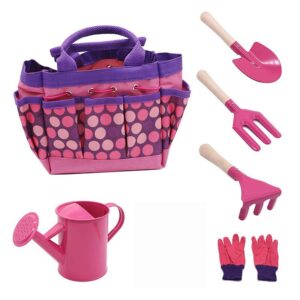OFAY Gardener Toolset 6-Piece Little Gardener Garden Tools Kids Garden Toy with Bag Kids Gardening Boy Girl Gift Toy