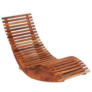 Acacia Wood Rocking Chair