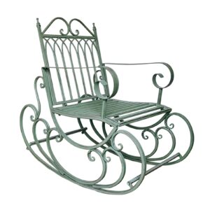 Patio Rocking Chairs with Antique Brown Finish