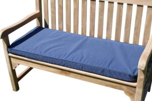Garden Furniture Cushion- Cushion for 2 Seater Garden Bench in Navy Blue