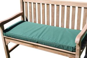 Garden Furniture Cushion- Cushion for 2 Seater Garden Bench in Gree
