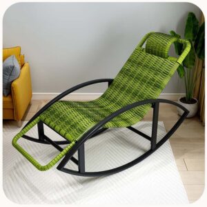HQHM S-shaped Rocking Chair Relaxing Chair
